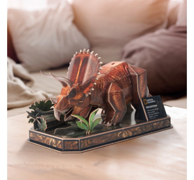 Cubic Fun Пазл Cubic Fun 3D National Geographic Dino Трицератопс (DS1052h)