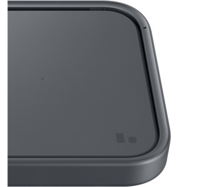 Samsung Зарядний пристрій Samsung 15W Wireless Charger Pad Dark Gray (EP-P2400TBEGEU)
