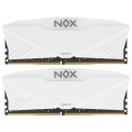 Apacer Модуль пам'яті для комп'ютера DDR4 16GB (2x8GB) 3200 MHz NOX RGB White Apacer (AH4U16G32C28YNWAA-2)