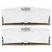 Apacer Модуль пам'яті для комп'ютера DDR4 16GB (2x8GB) 3200 MHz NOX RGB White Apacer (AH4U16G32C28YNWAA-2)