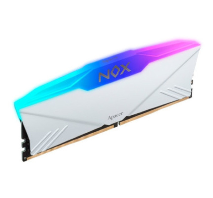 Apacer Модуль пам'яті для комп'ютера DDR4 16GB (2x8GB) 3200 MHz NOX RGB White Apacer (AH4U16G32C28YNWAA-2)