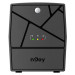 nJoy Джерело безперебійного живлення NJOY Keen 1000 (UPLI-LI100KE-CG01B) Lin.int., AVR, 4 x евро, пластик