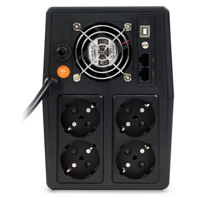 nJoy Джерело безперебійного живлення NJOY Horus Plus 1500 (PWUP-LI150H1-AZ01B) Lin.int., AVR, 4 x евро, USB, LCD, пластик