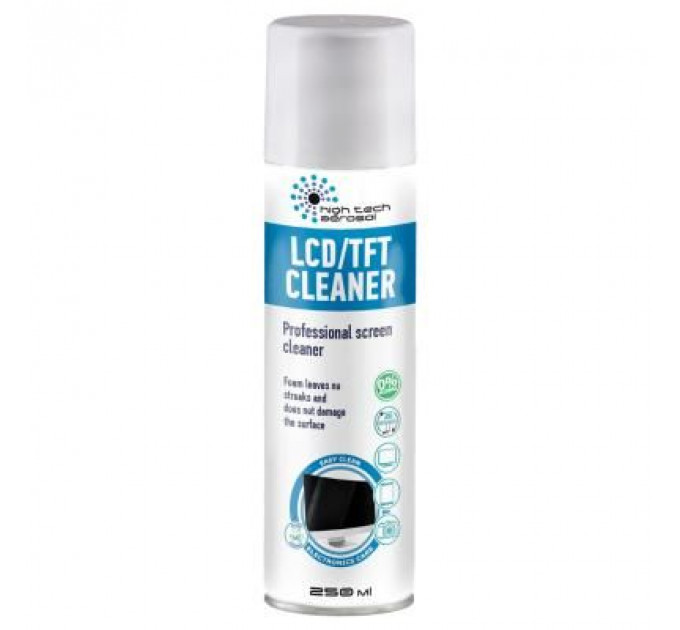 Спрей для очищення High Tech Aerosol HTA LCD/TFT CLEANER 250 ml (06021)