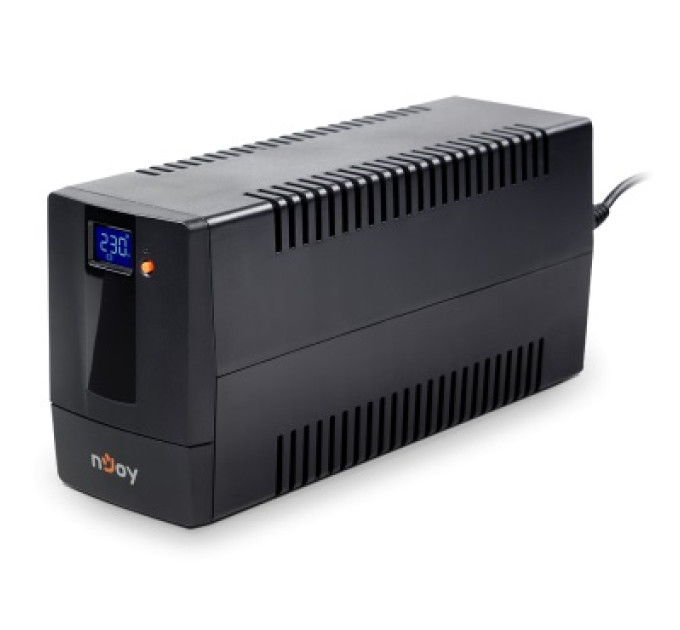 nJoy Джерело безперебійного живлення NJOY Horus Plus 600 (PWUP-LI060H1-AZ01B) Lin.int., AVR, 2 x евро, USB, LCD, пластик