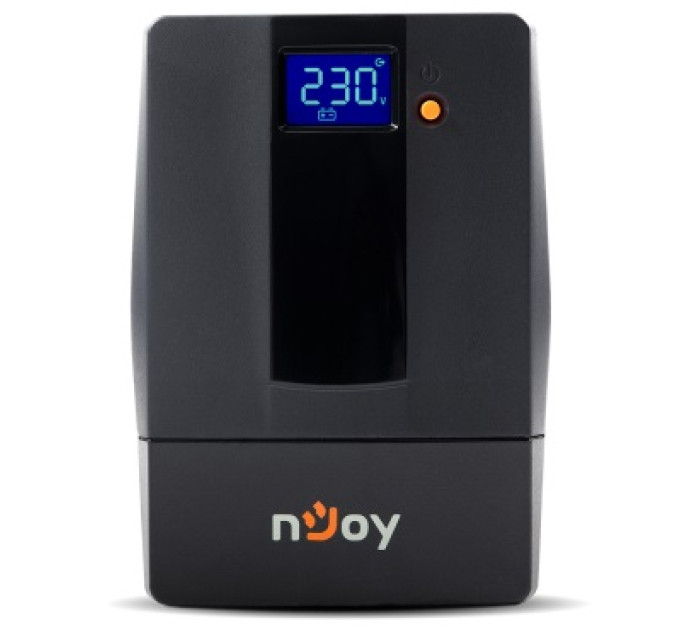 nJoy Джерело безперебійного живлення NJOY Horus Plus 800 (PWUP-LI080H1-AZ01B) Lin.int., AVR, 2 x евро, USB, LCD, пластик