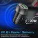 Promate Автомобильное зарядное устройство Promate DriveGear-20W Black