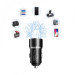 SkyDolphin Автомобільний зарядний пристрій SkyDolphin SZ02 Aluminium (2USB, 2.4A) Black (AZP-000074)