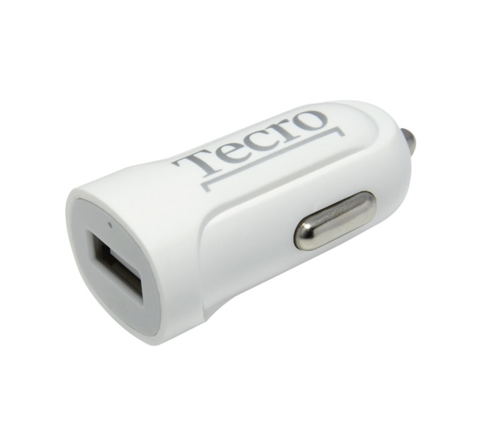Tecro Автомобильное зарядное устройство Tecro (1USBх2.1A) White (TCR-0121AW)