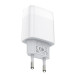 HOCO Зарядное устройство Hoco C72A Glorious (1USB, 2.1А) White (6931474713001) + кабель MicroUSB