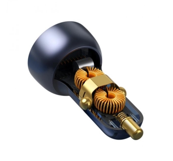 Baseus Зарядний пристрій Baseus USB + USB-C QC3.0 65W Particular Digital Display gray (CCKX-C0G)