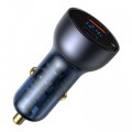 Baseus Зарядний пристрій Baseus USB + USB-C QC3.0 65W Particular Digital Display gray (CCKX-C0G)