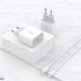 SkyDolphin Зарядний пристрій SkyDolphin SC18EL PD2.0 (1USB-С, 3A) White (MZP-000156) + кабель Lightning