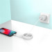 SkyDolphin Зарядний пристрій SkyDolphin SC18EL PD2.0 (1USB-С, 3A) White (MZP-000156) + кабель Lightning