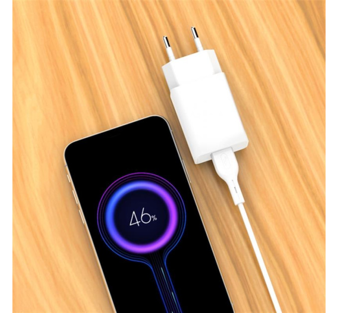 SkyDolphin Зарядное устройство SkyDolphin SC36V (1USB, 2.4A) White (SDMZP-000118) + кабель microUSB