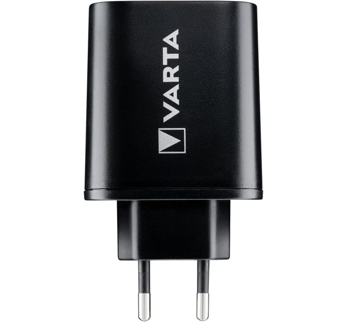 Varta Зарядное устройство Varta Wall Charger (2USB, 3A; USB-C, 3A) 38W Black (57958101401)