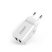 Choetech Сетевое зарядное устройство Choetech (2USBх2A) White (C0030)