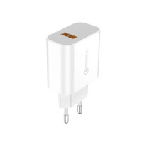 Сетевое зарядное устройство Foneng EU46 QC3.0 Charger (1USBх3A) White (EU46-CH-TC) + кабель USB Type C