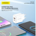 Foneng Мережевий зарядний пристрій Foneng EU52-CH PD 30W (1xUSB, 1xType-C) White