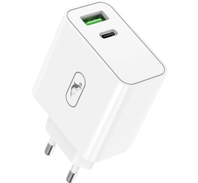 SkyDolphin Сетевое зарядное устройство SkyDolphin SC10 High Power PD 65W+QC3.0 White (SDMZP-000188)