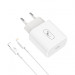 SkyDolphin Сетевое зарядное устройство SkyDolphin SC38T (USB TYPE-Cx2.4A) White (MZP-000182) + кабель Lightning
