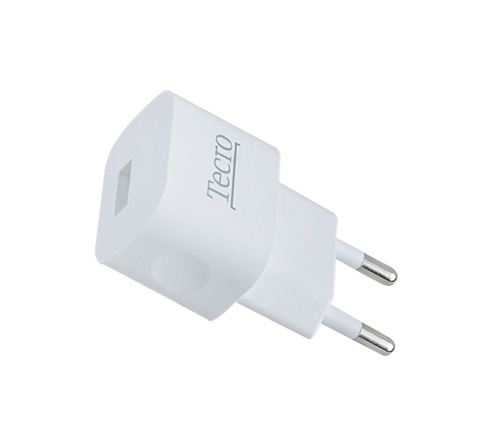 Tecro Сетевое зарядное устройство Tecro (1xUSB, 1A) White (TR-CHG01-WT)