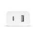 Ttec Сетевое зарядное устройство Ttec SmartCharger Duo PD USB-C/USB-A 32Вт White (2SCS24B)