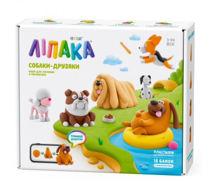 Lipaka Набір для творчості Lipaka Собаки-друзяки (15030-UA01)