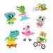 Ses Creative Набір для творчості Ses Creative Веселі тварини (набор наклеек на окна) (02306S)