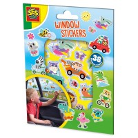 Набір для творчості Ses Creative Веселі тварини (набор наклеек на окна) (02306S)