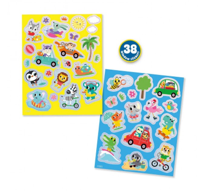 Ses Creative Набір для творчості Ses Creative Веселі тварини (набор наклеек на окна) (02306S)