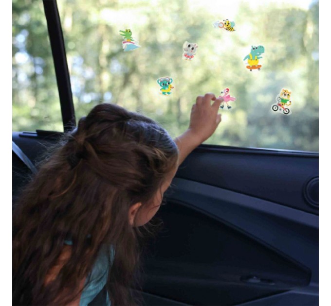 Ses Creative Набір для творчості Ses Creative Веселі тварини (набор наклеек на окна) (02306S)