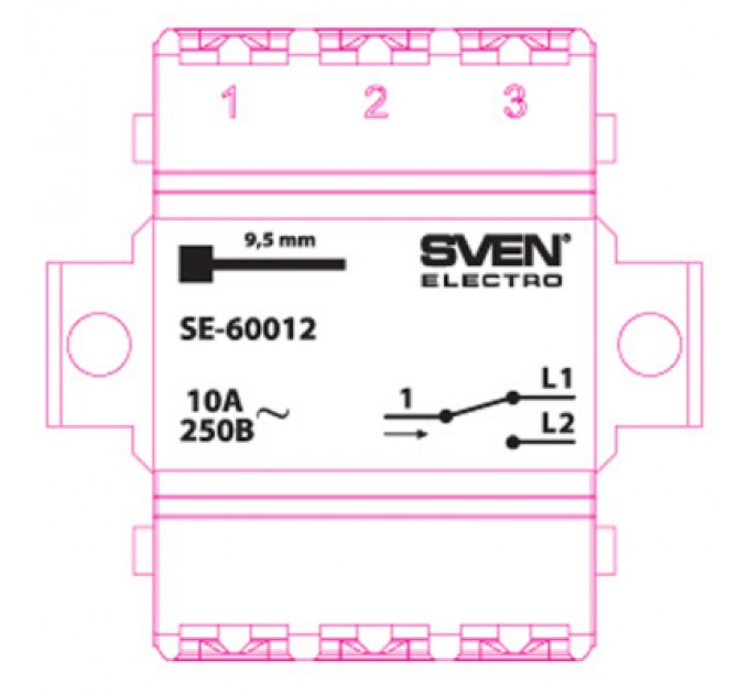 Sven Перемикач Sven SE-60012 white (7100035)