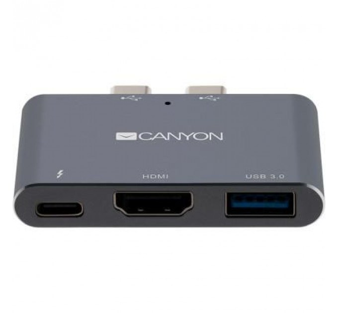 Порт-реплікатор Canyon Docking Station with 3 ports, Thunderbolt 3, Input 100-240V (CNS-TDS01DG)