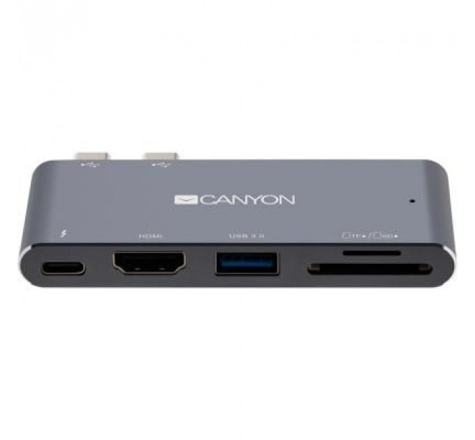 Порт-реплікатор Canyon Docking Station with 5 ports, Thunderbolt 3, Input 100-240V (CNS-TDS05DG)