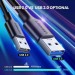 Ugreen Дата кабель USB 3.0 AM to Type-C 1.0m US184 Black Ugreen (20882)