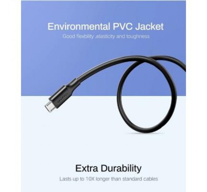 Ugreen Дата кабель USB 2.0 AM to Micro 5P 2.0m US289 Black Ugreen (60138)