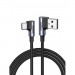 Ugreen Дата кабель USB 2.0 AM to Type-C 1.0m US176 Both Angled 3A (Black) Ugreen (20856)