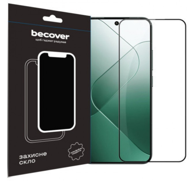 BeCover Скло захисне BeCover Xiaomi 14 5G Black (710789)