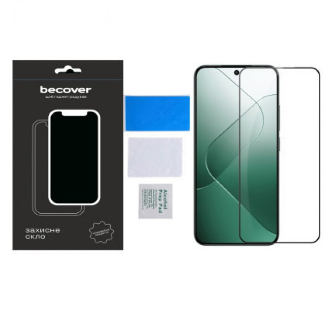 BeCover Скло захисне BeCover Xiaomi 14 5G Black (710789)