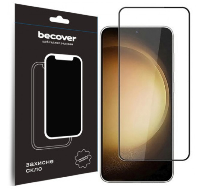 BeCover Скло захисне BeCover Samsung Galaxy S24 SM-S921 Black (711037)