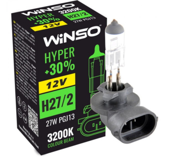 WINSO Автолампа WINSO H27/2 TRUCK +30 27W (712890)