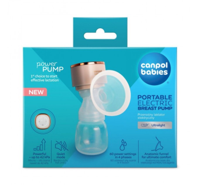 Canpol babies Молоковідсмоктувач Canpol babies портативний електричний PowerPump (20/107)