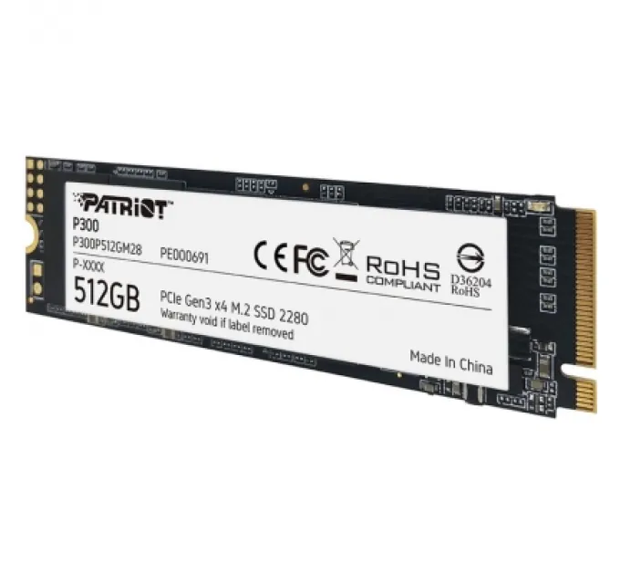 Накопичувач SSD M.2 2280 512GB Patriot (P300P512GM28)