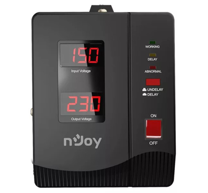 nJoy Стабілізатор NJOY Alvis 2000 (AVRL-20002AL-CS01B) AVR, 2 розетки
