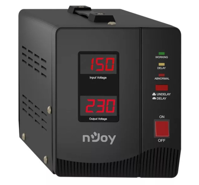 nJoy Стабілізатор NJOY Alvis 2000 (AVRL-20002AL-CS01B) AVR, 2 розетки