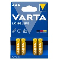 Батарейка Varta AAA Longlife LR03 * 4 (04103101414)