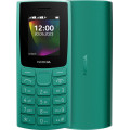 Nokia Мобильный телефон Nokia 106 2023 Dual Sim Green; 1.77" (160x120) TFT / клавиатурный моноблок / ОЗУ 4 МБ / 4 МБ встроенной + microSD до 32 ГБ / без камеры / 2G (GSM) / 115.1x49.4x14.5 мм, 79.4 г / 1000 мАч / зеленый