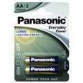 Panasonic Батарейка Panasonic AA LR06 Everyday Power * 2 (LR6REE/2BR)