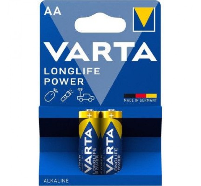 Varta Батарейка Varta AA Longlife Power лужна * 2 (04906121412)